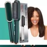 Ekamglobal Professional Hair Straightener Comb Women & Men, Fast Heating, Anti Scald, Perfect For Professional Salon, Home, Travel Hair Straightener Brush