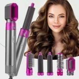 Gretal 5 In 1 Multifunctional Hair Dryer Comb Styler Hot Air Comb Straightening Multifunctional Styling Tool For Curly Hair Machine Hair Styler Hair Straightener