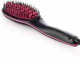 Hairinstyler Simply Straight Ceramic Brush With Lcd Display DF102 Hair Straightener