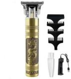 Hamofy Professional Golden T99 Trimmer Haircut Grooming Kit Metal Body Rechargeable 31 Trimmer 120 Min Runtime 4 Length Settings