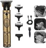 Hamofy Professional Golden T99 Trimmer Haircut Grooming Kit Metal Body Rechargeable 57 Trimmer 120 Min Runtime 3 Length Settings