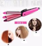 Jocoboo 8890 Ceramic Professional 3 In 1 Hair Crimper Curler And Hair Straightener Hair Styler