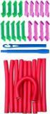 Kelley Magic Leverag As Seen On Tv Curlformers Spiral Hair Roll Curlers 18 Pieces, 10 Pieces Roller Self Holing Hair Curler Rods Hair Curler