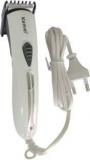 Kemei KM 201B WHT Electric Wired Runtime: 30 Min Trimmer For Men