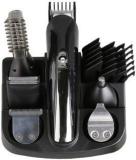 Kemei KM 600 Professional 11 In 1 Hair Trimmer Clipper Rechargeable Cutting Electric Shaver Hair Clipper Electric Shaver Bread Nose Hair Trimmer Cutters Full Set Family Personal Care Cordless Grooming Kit For Men Runtime: 120 Min Trimmer For Men & Women