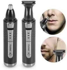 Kemei KM 6511 2 in 1 electric nose trimmer men's beauty ear and nose trimmer 60 min Runtime 2 Length Settings