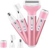 Kemei KM 6637 Multi functional 4 in 1 Rechargeable Women Body Shaver For Women