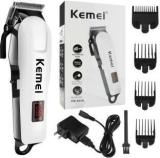 Kemei KM 809A Professional Rechargeable Hair Trimmer Electric Hair Clipper, Razor Runtime: 120 Min Trimmer For Men & Women