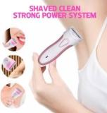 Kkme Women Rechargeable Double Razor Shaver for Under Arm, Bikini Line, Hand and Leg Cordless Epilator