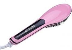 La Eztilo Ceramic Brush With LCD Display Hair Straightener