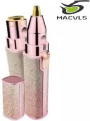 Macvl5 2 in 1 Eyebrow Trimmer for women, Eyebrow Hair Remover Cordless Epilator