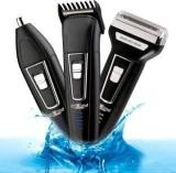 Make Ur Wish Professional Shaver 3 In 1 Beard, Nose And Ear Waterproof Trimmer Shaver For Men