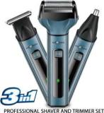 Make Ur Wish Rechargeable Professional Hair Shaver Nose, Ear & Beard Trimmer For Men 3 In 1 Shaver For Men