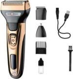 Make Ur Wish Rechargeable Waterproof 3 In 1 Professional Electric Hair Trimmer Shaver For Men Shaver For Men