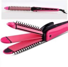 Moonlight 8890 youthfull NHC 8890 HAIR STYLER FOR WOMEN WITH HAIR ROLLER AND HAIR CRIMPER Hair Straightener