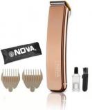 Nova NHT 1049 Titanium Coated Rechargeable Trimmer For Men