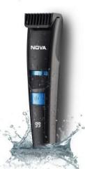 Nova NHT 1059 Digital Waterproof Fully Waterproof Trimmer 200 min Runtime 40 Length Settings