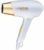 Nova Silky Pro Professional Hot And Cold Foldable 2000 W NHD 2826 NHD 2826 White Hair Dryer