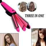 Nva NHC 8890 Professional 3In1 Electric Corded Crimper Straightner Curler Hair Styler Hair Styler