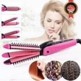 Oneness NHC 8890, 3 In 1 Hair Straightener, Hair Curler & Hair Crimper NHC8890 3 IN 1 Professional Hair Straightener Crimper Roller For Women H12 Hair Styler