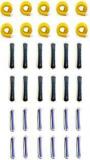 Out Of Box 10 Pieces Medium Size Self Holding Flexible Rods And 12 Big 12 Small Perming Rollers Tools Hair Curler