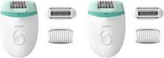 Philips BRE245/00 pack of 2 Corded Epilator