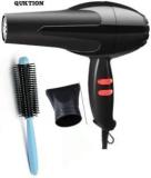 Quktion HAIR DRYER 1500 WATT 2SPEED /2 HEAT SETTING WITH ROLING CURLING COMB MULTICOLOUR Hair Dryer