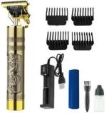 Raccoon Hair Cutting Machine T Blade Men Hair Trimmer USB Rechargeable Hair Clippers Fully Waterproof Trimmer 120 Min Runtime 4 Length Settings