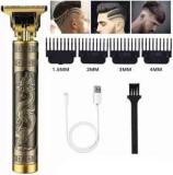 Raccoon USB Rechargeable Hair Clipper, Pro Li Outliner Grooming Cordless Cutting T Blade Shaver For Men, Women