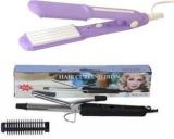 S2s Set Of 2 Hair Crimper And Iron Rod Brush Styler Color May Vary Electric Hair Styler