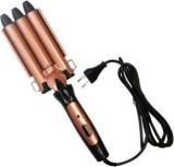 Sdms Trippel Barrel Foldable Easy To Carry Professional Hair Curler Hair Waver Electric Hair Curler