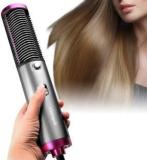 Tlismi Fast Heat Up Hair Dryer & Volumizer Styler Brush Hairstyling Machine For Women 3 In 1 Multifunctional 800 W Hot Air Blow Brush Suitable For All Hair Types Hair Straightener Brush