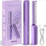 Trove Useful Rechargeable Mini Hair Straightener & Mobile Heat Comb For Women Hair Straightener