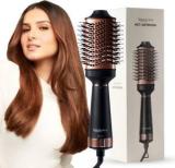 Urbanyog MakeMeeBold Hot Air Brush For Women | Dryer, Volumizer, And Straightener Hair Straightener Brush