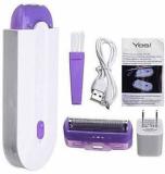 Vaculace Finishing Touch Rechargeable Instant Pain Free Hair Remover Shaver Instant Painless Facial All Body Hair Remover/Trimmer Shaver Machine With Sensor Light Shaver For Women