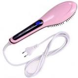 Wib Simply Straight Fast Ceramic Brush With Lcd Display Straightener Brush Hair Straightener Hair Straightener