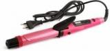 Wonder World 2 IN 1 Travel Ceramic Hair Curling Iron/Straightener 1 Inch, Dual Voltage Straightening/Curler Electric Hair Curler