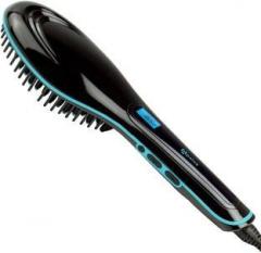 Wonder World Fast Electric Hair Straight Ceramic Brush Comb Irons With LCD Display GoPro Look Type 004 Hair Straightener