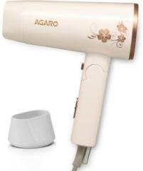 Agaro HD 1217 Hair Dryer, 2 Speed 3 Temperature Settings, Cool Shot, Foldable handle, Hair Dryer