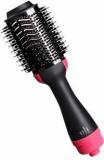 Ameeha One Step Hair Dryer And Volumizer, Hot Air Brush, 3 In1 Styling Brush Styler, Negative Ion Hair Straightener Curler Brush For All Hairstyle, Black Hair Styler