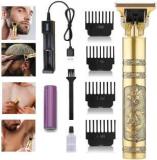 Arrom Pro+ Wireless Trimmer, Multiple Combs, Shaver, Beard Quality Professional Golden Trimmer 120 Min Runtime 4 Length Settings