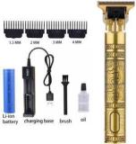 Beeduck Golden Style Body Gromming Hair Clippers Trimmer For Men Trimmer 120 Min Runtime 4 Length Settings