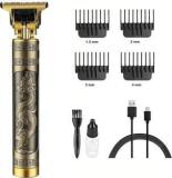 Biy Enterprise Premium Quality Beard, Mustache, Head And Body Hair Golden Shaver Trimmer Men Trimmer 120 Min Runtime 4 Length Settings