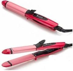 Bks Traders 3 in 1 Ceramic Plate Essential Beauty Hair Straightener and Hair Curler Combo 3 in 1 Ceramic Plate Essential Beauty Hair Straightener and Curler Hair Styler