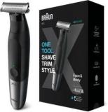 Braun Series XT5 Beard Trimmer, Shaver and Electric Razor for Men, Body Grooming Kit for Manscaping, Durable One Blade, One Tool for Stubble, Hair, Groin, Underarms, XT5100 Trimmer 45 min Runtime 5 Length Settings