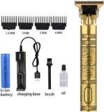 Fabunik Professional Beard, Mustache, Head And Body Hair Golden Trimmer 120 Min Runtime Shaver For Men