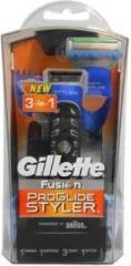 Gillette Fusion ProGlide Styler 3 in 1 Men's Body Groomer with Beard Trimmer Shaver For Men