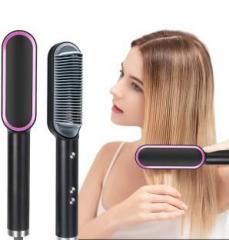 Glowcent Hair Straightener Brush, Hair Straightening Iron Comb Styler G48 Professional 2in1 Hair Straightener Comb Electric Brush with 5 Level G48 Hair Straightener Brush