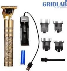 Gridlab Grooming Mastery Haircut & Beard Hair Groomer Golden Hair Shaver Trimmer 120 min Runtime 4 Length Settings