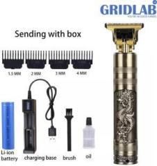 Gridlab Professonal Corded Rechargeable Trimmer Hair Clippers For Men Hair Cut Trimmer 120 min Runtime 4 Length Settings